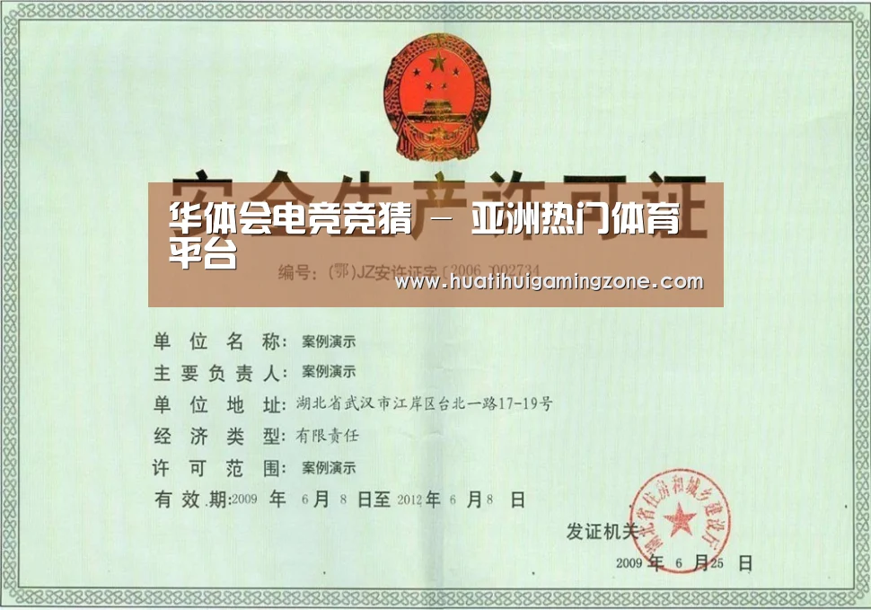 华体会电竞荣誉证书三(图1)